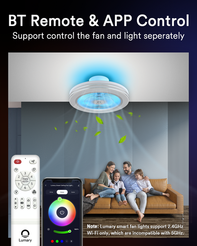 Lumary Smart RGBAI Ceiling Fan Light