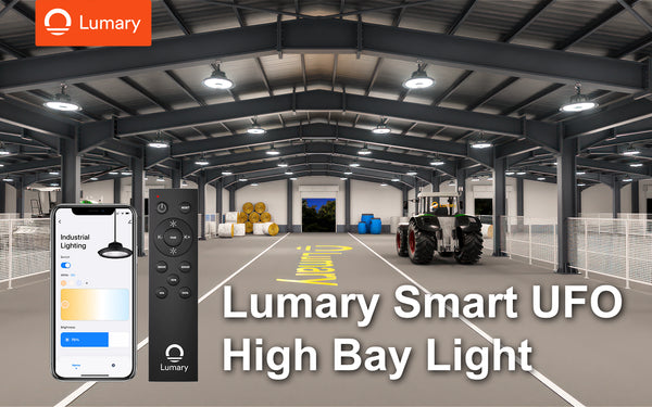 Lumary to launch first 150W Smart UFO LED High Bay Light, which will change the situation of industrial and commercial lighting