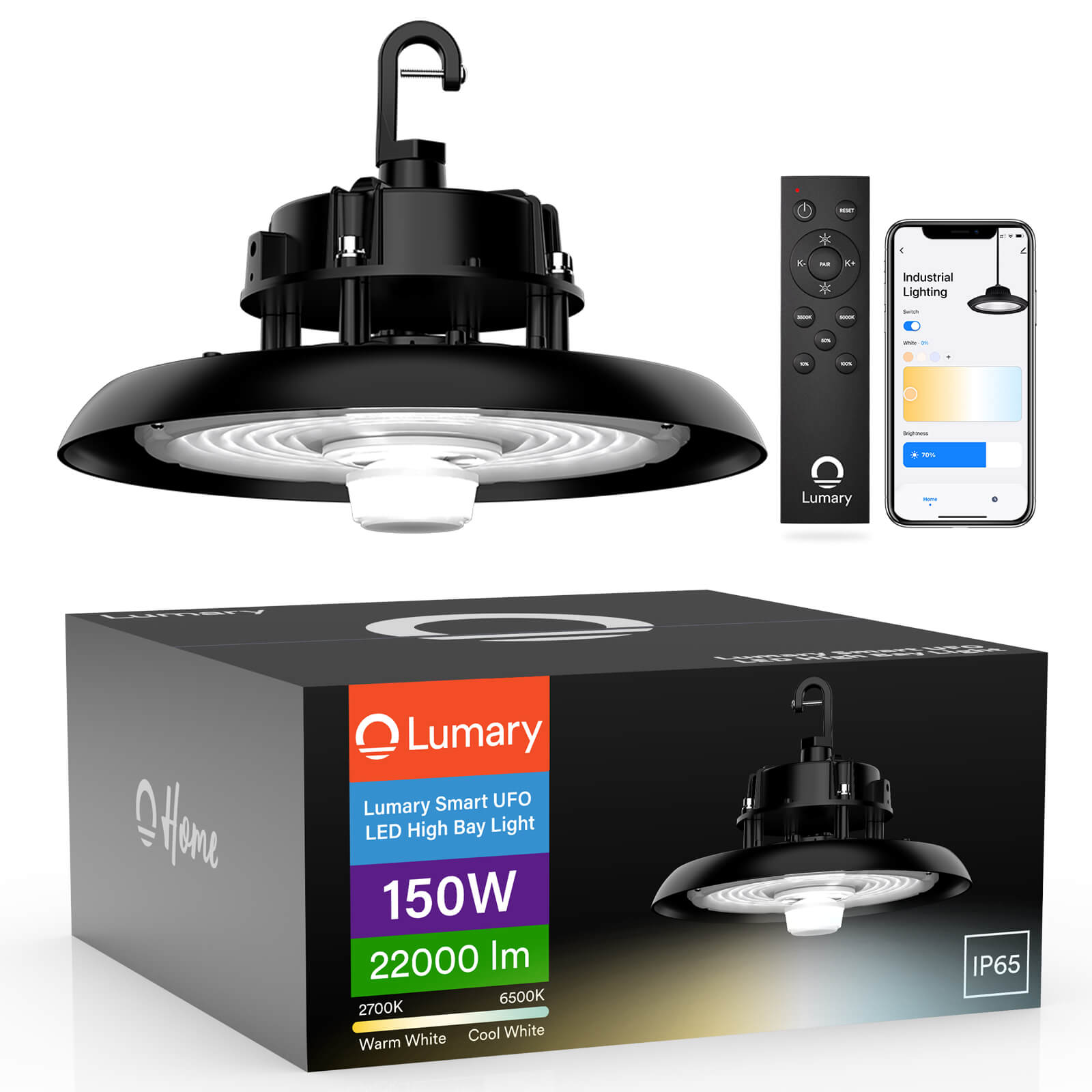 Lumary Smart LED UFO High Bay Lights