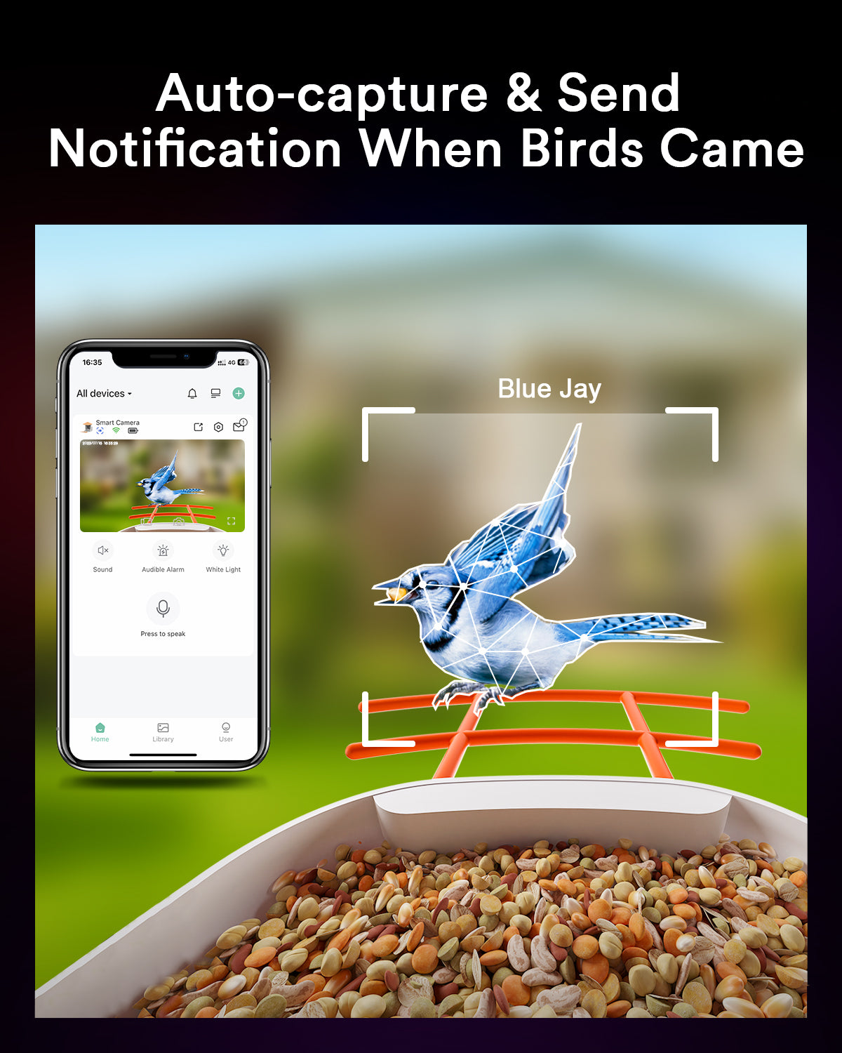 Lumary Smart Bird Feeder Camera