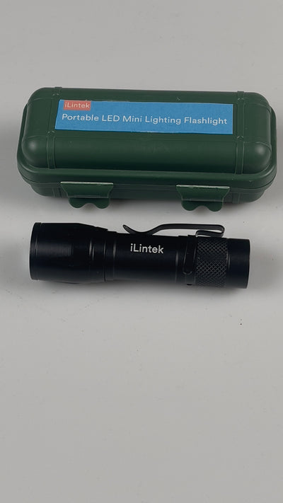 iLintek Portable LED Mini Lighting Flashlight, Strong, Rechargeable, Super Bright, Waterproof, Long Range, Outdoor Home - Lumary