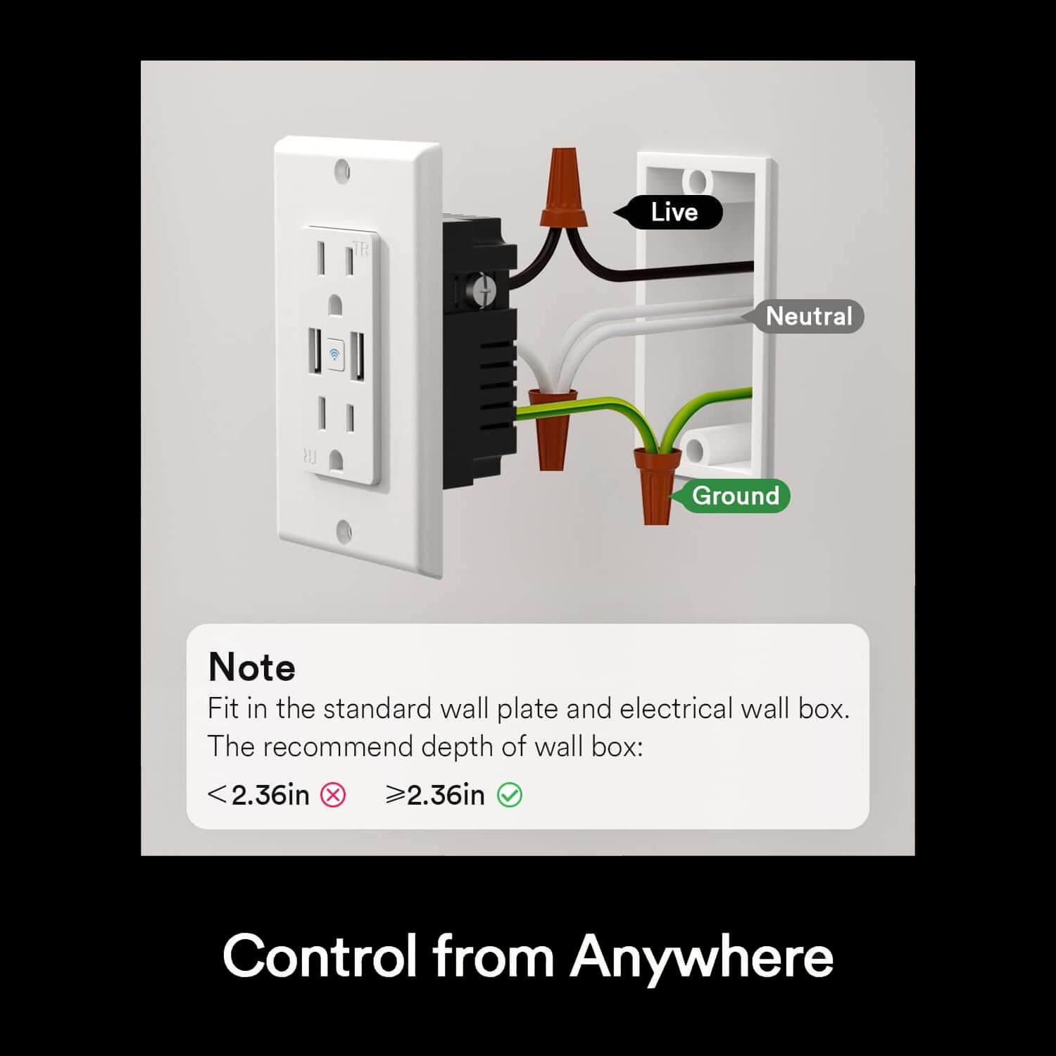 Smart Plugs by Homeflow – UK - Smart Plug with USB - WIFI Plug