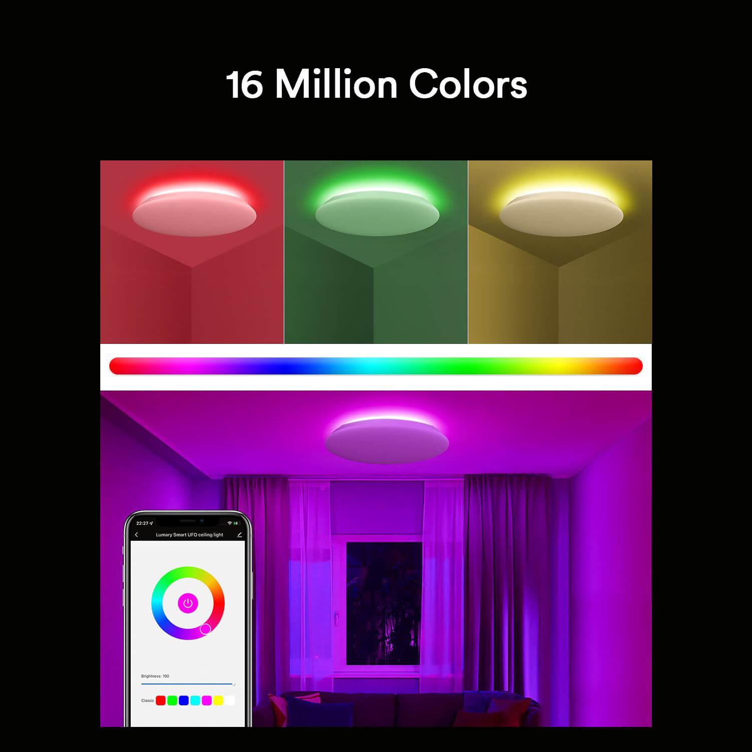 smart color-changing light